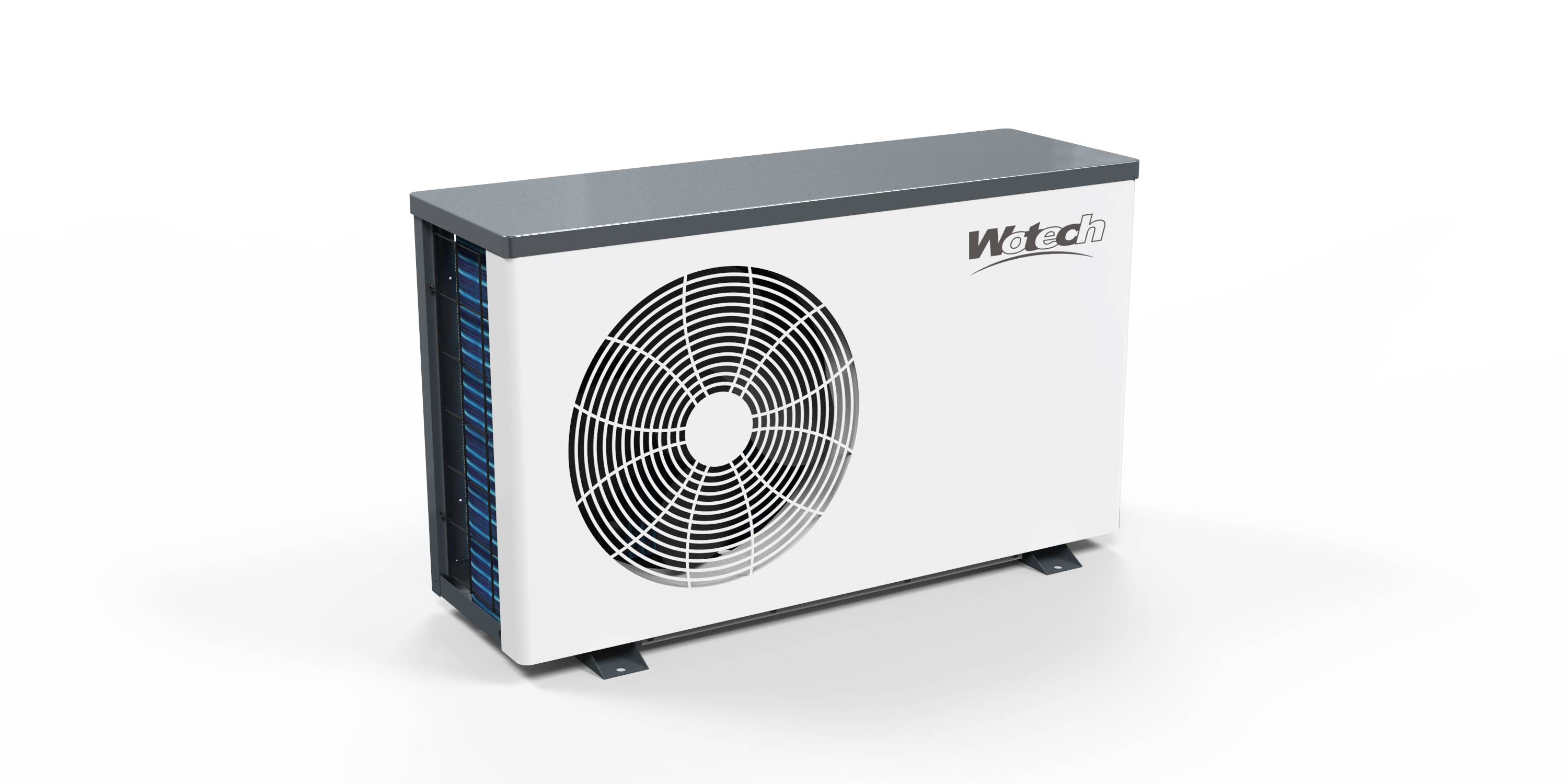 Bomba de calor de piscina con fuente de aire inverter ecológica con conectividad WIFI y alto COP